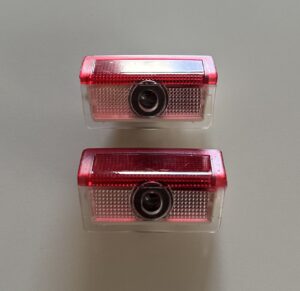 1 LED Door Puddle Lights for Mercedes - AMG Logo Projector - Fits C/E/GLC/GLE 2015-2023 - Plug & Play