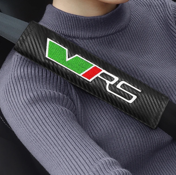 original.png 2 pcs Skoda VRS Car Styling Safety Belt Cover Protection Shoulder Pad Cushion Harness Pad