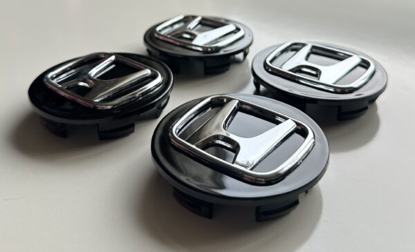 original.jpeg 4 pcs (Set) 69mm - 2.71inch Black Honda Wheel Center Hub Caps