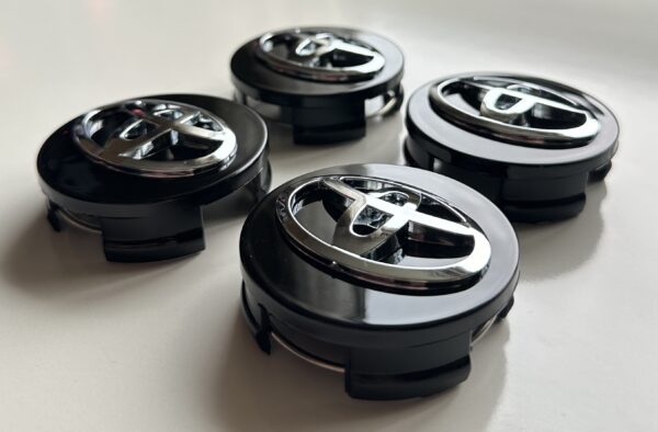 original.jpeg 4 pcs (Set) 62mm - 2.44inch Black Toyota Wheel Center Hub Caps