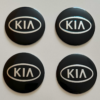 original.png 4 pcs (Set) 56mm - 2.20inch Black Kia Wheel Center Hub Caps Stickers
