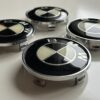 original.jpeg 4 pcs (Set) 68mm - 2.68inch Black & White BMW Wheel Center Hub Caps