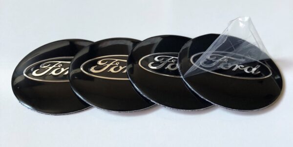 original.jpeg 4 pcs (Set) 56mm - 2.20inch Black Ford Wheel Center Hub Caps Stickers