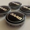 original.jpeg 4 pcs (Set) 63mm - 2.48inch Black SAAB Wheel Center Hub Caps