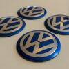 original.jpeg 4 pcs (Set) 60mm - 2.36inch Blue Volkswagen Wheel Center Hub Caps Stickers