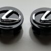 original.jpeg 4 pcs (Set) 62mm - 2.44inch Black Lexus Wheel Center Hub Caps