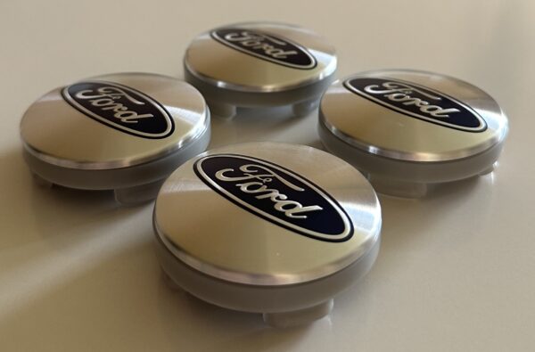 original.jpeg 4 pcs (Set) 54mm - 2.13inch Silver Ford Wheel Center Hub Caps