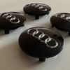 original.jpeg 4 pcs (Set) 68mm - 2.68inch Black Audi Wheel Center Hub Caps (8D0601170)
