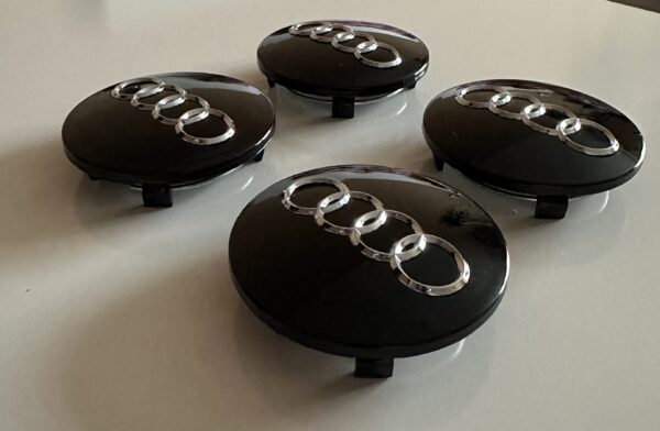 original.jpeg 4 pcs (Set) 68mm - 2.68inch Black Audi Wheel Center Hub Caps (8D0601170)