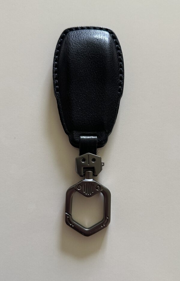 3 Premium Leather Key Fob Case – Black, Dark Brown, Light Brown Fits Mercedes Benz C260L S320L E200L E300 C260 C200L