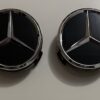original.jpeg 4 pcs (Set) 75mm - 2.95inch Black Mercedes Benz Star Logo Wheel Center Hub Caps