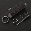 original.jpeg 1 pcs High Quality Alcantara Tesla Keychain