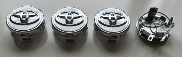 original.jpeg 4 pcs (Set) 62mm - 2.44inch Chrome Toyota Wheel Center Hub Caps