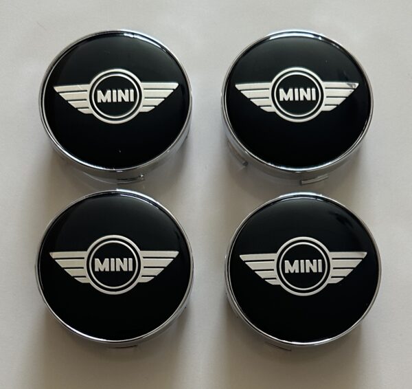 original.jpeg 4 pcs (Set) 60mm - 2.36inch Black Mini Cooper Wheel Center Hub Caps 2