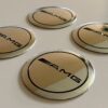 original.jpeg 4 pcs (Set) 56mm - 2.20inch Silver AMG Wheel Center Hub Caps Stickers