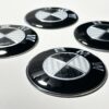 original.jpeg 4 pcs (Set) 65mm - 2.56inch Carbon Black & White BMW Wheel Center Hub Caps Stickers