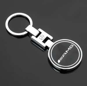 original.png 1 pcs High Quality Black AMG Metal Keychain