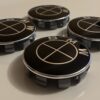 4 pcs (Set) 68mm - 2.68inch Full Black BMW Wheel Center Hub Caps (36136783536)