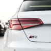 original.png 1 pcs Silver & Red Volkswagen GR Emblem Sticker Metal