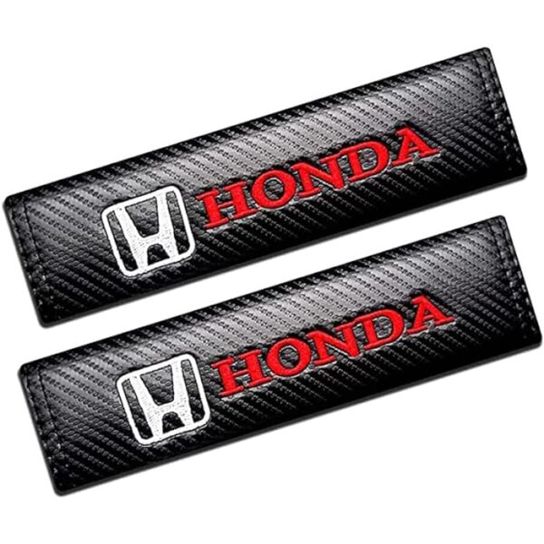 original.jpeg 2 pcs Black Honda Car Styling Safety Belt Cover Protection Shoulder Pad Cushion Harness Pad