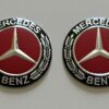 original.jpeg 4 pcs (Set) 56mm - 2.20inch Black & Red Mercedes Benz Wheel Center Hub Caps Stickers