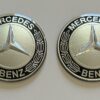 4 pcs (Set) 75mm - 2.95inch Silver Mercedes Benz Wheel Center Hub Caps Stickers