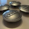 original.jpeg 4 pcs (Set) 69mm - 2.72inch Matte Gray Audi Wheel Center Hub Caps