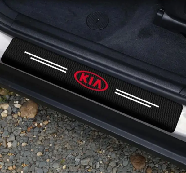 original.png 4 pcs Carbon Fiber Car Door Sill Scuff Protector Set for Kia - Anti-Scratch Strip