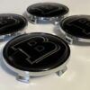 original.jpeg 4 pcs (Set) 68mm - 2.68inch Black BRABUS Wheel Center Hub Caps