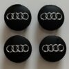 original.jpeg 4 pcs (Set) 68mm - 2.68inch Black Audi Wheel Center Hub Caps (8D0601170)