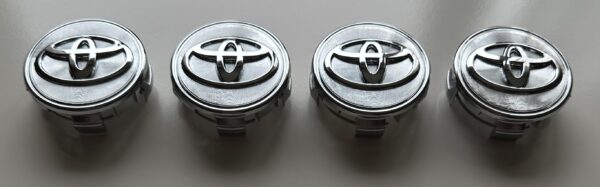 original.jpeg 4 pcs (Set) 62mm - 2.44inch Chrome Toyota Wheel Center Hub Caps