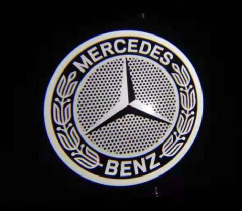 5 LED Door Puddle Lights for Mercedes - AMG Logo Projector - Fits C/E/GLC/GLE 2015-2023 - Plug & Play