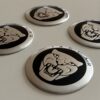 original.jpeg 4 pcs (Set) 56mm - 2.20inch Black & Silver Jaguar Wheel Center Hub Caps Stickers