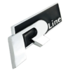 original.png 1 pcs Black Volkswagen R Line Metal Emblem Sticker