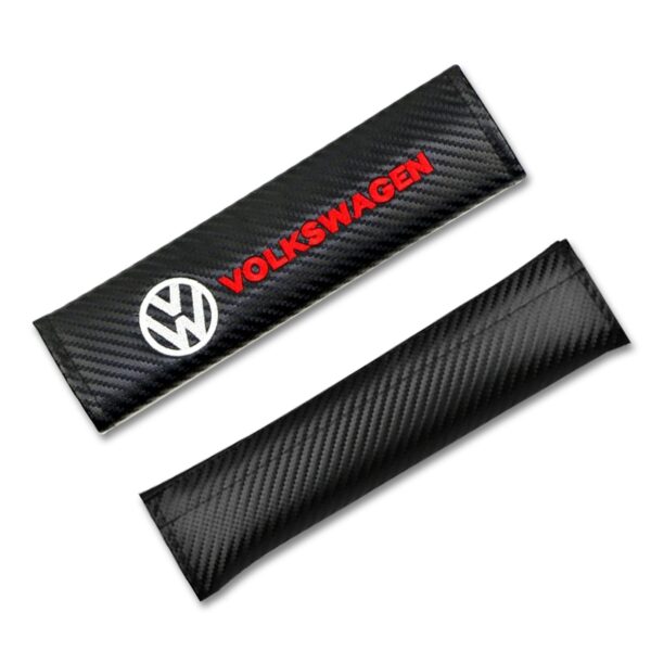 original.jpeg 2 pcs Black & Red Volkswagen Car Styling Safety Belt Cover Protection Shoulder Pad Cushion Harness Pad