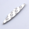 original.png 1 pcs Silver Glossy 3D Mini Cooper John Cooper Works Metal Emblem Small Sticker