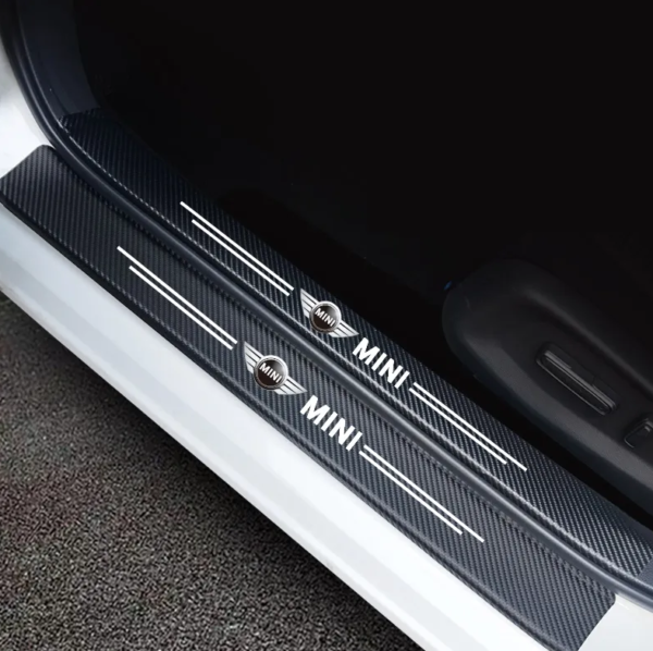original.png 4 pcs Carbon Fiber Car Door Sill Scuff Protector Set for Mini Cooper - Anti-Scratch Strip