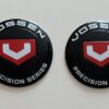 original.jpeg 4 pcs (Set) 56mm - 2.20inch Black & Red Vossen Wheel Center Hub Caps Stickers