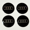 original.png 4 pcs (Set) 56mm - 2.20inch Black Audi Wheel Center Hub Caps Stickers