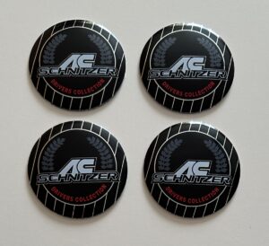 original.jpeg 4 pcs (Set) 56mm - 2.20inch Black AC Schnitzer Wheel Center Hub Caps Stickers