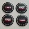 original.jpeg 4 pcs (Set) 56mm - 2.20inch Black Toyota TRD Wheel Center Hub Caps Stickers
