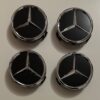 original.jpeg 4 pcs (Set) 75mm - 2.95inch Black Mercedes Benz Star Logo Wheel Center Hub Caps