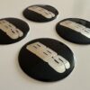 original.jpeg 4 pcs (Set) 60mm - 2.36inch Black & Silver High Quality BBS Wheel Center Hub Caps Stickers