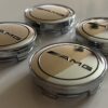 4 pcs (Set) 60mm - 2.36inch Silver AMG Wheel Center Hub Caps