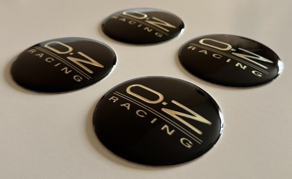 original.jpeg 4 pcs (Set) 65mm - 2.56inch Black OZ Racing Wheel Center Hub Caps Stickers