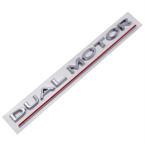 original.png 1 pcs Silver Tesla Dual Motor Emblem for Tesla Model X S 3 Y