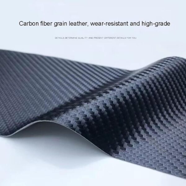 4 pcs Carbon Fiber Car Door Sill Scuff Protector Set for Volvo - Anti-Scratch Strip