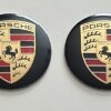 original.jpeg 4 pcs (Set) 56mm - 2.20inch Black Porsche Wheel Center Hub Caps Stickers