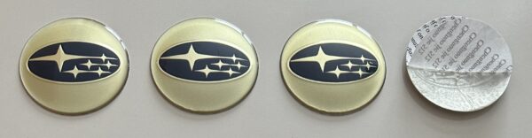 original.jpeg 4 pcs (Set) 65mm - 2.56inch Silver Subaru Wheel Center Hub Caps Stickers