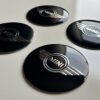 original.jpeg 4 pcs (Set) 56mm - 2.20inch Black Mini Cooper Logo Wheel Center Hub Caps Stickers